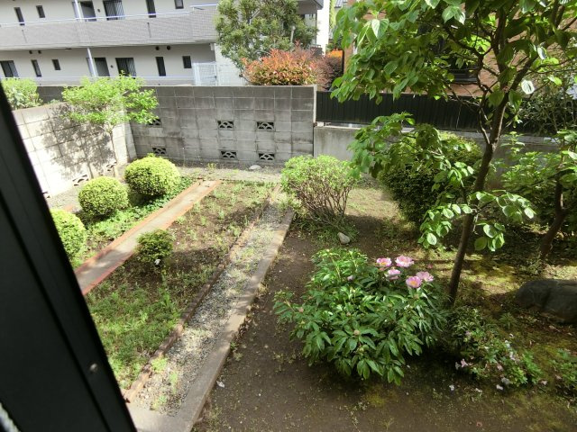 今井仲町貸家の庭
