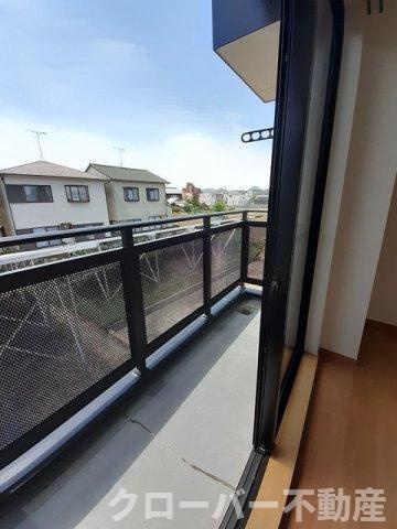 ソレアード太田　Ｂのバルコニー