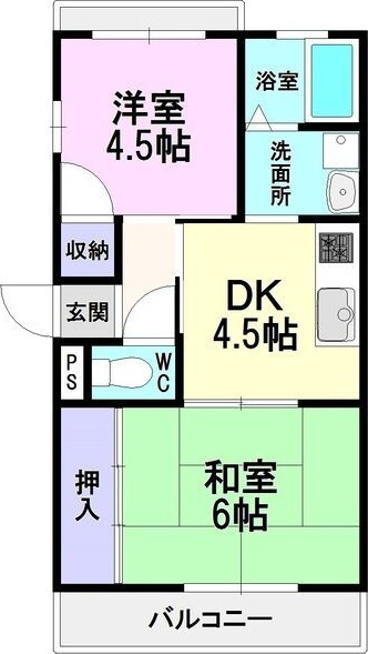アイリス中平の間取り