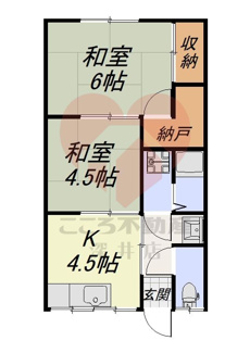 【間取り】 | 萬野アパート