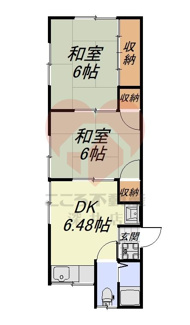 【間取り】 | 萬野アパート