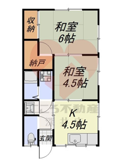 【間取り】 | 萬野アパート