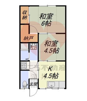 【間取り】 | 萬野アパート
