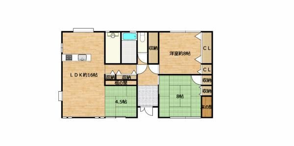 【間取り】 | 糸島市加布里１丁目 　中古一戸建☆仲介手数料無料☆