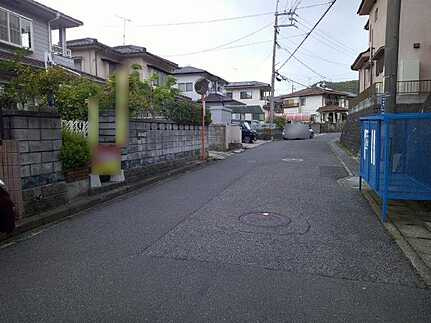 熊野町呉地5丁目の前面道路含む現地写真