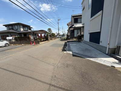 【前面道路含む現地写真】 | 所沢市中新井2丁目　カーポート付き3K