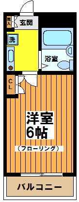 【間取り】 | プライムガーデン桜上水