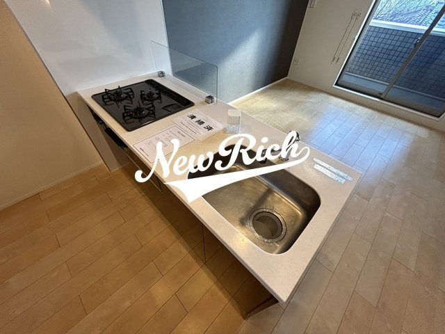 前橋市総社町総社のアパートのキッチン