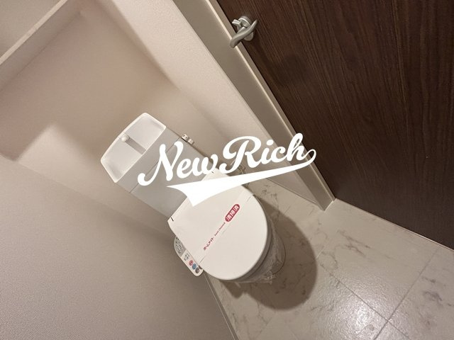 前橋市総社町総社のアパートのトイレ