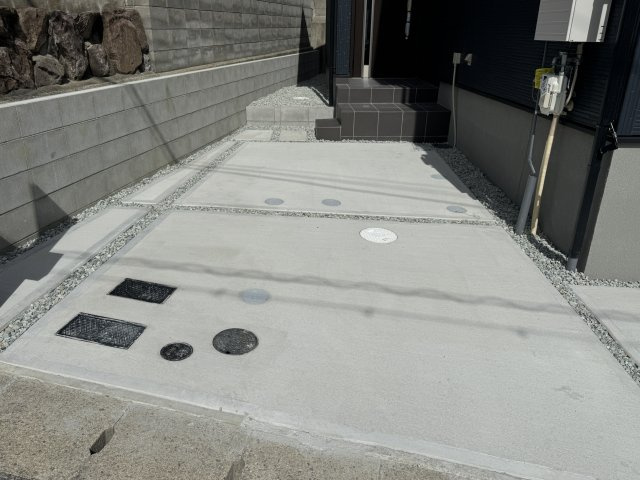 神戸市西区今寺新築戸建の駐車場