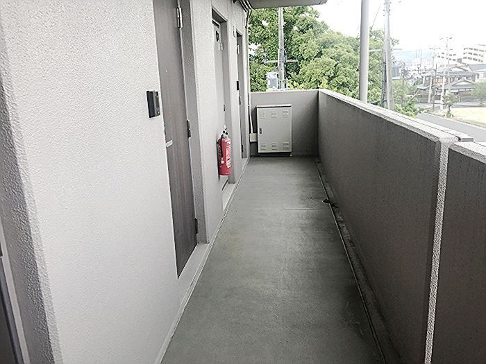 レイクヴュー堅田のバルコニー