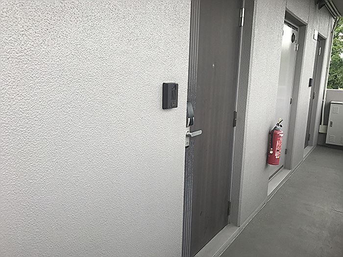 レイクヴュー堅田のエントランス