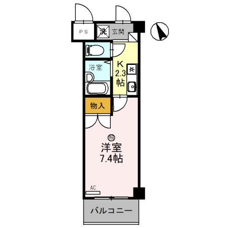レイクヴュー堅田の間取り