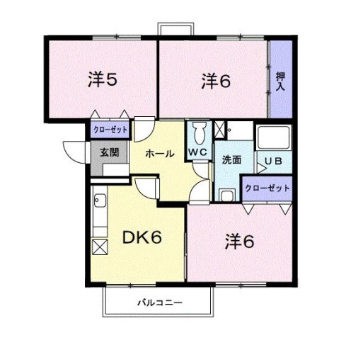 グレイトササイＤの間取り