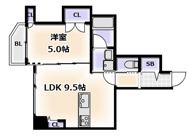 【間取り】 | La　CASA　上汐