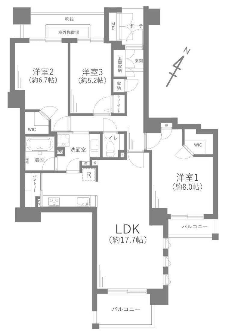 サンクタス横浜二俣川【仲介手数料無料】
