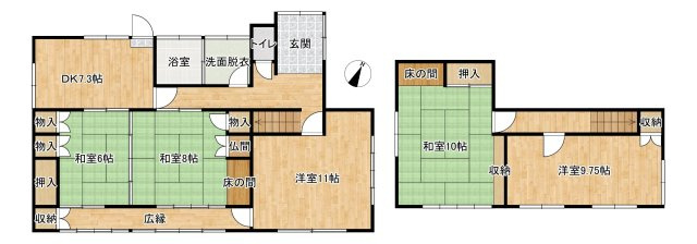 【間取り】 | 筑紫野市大字原　中古一戸建☆仲介手数料無料☆