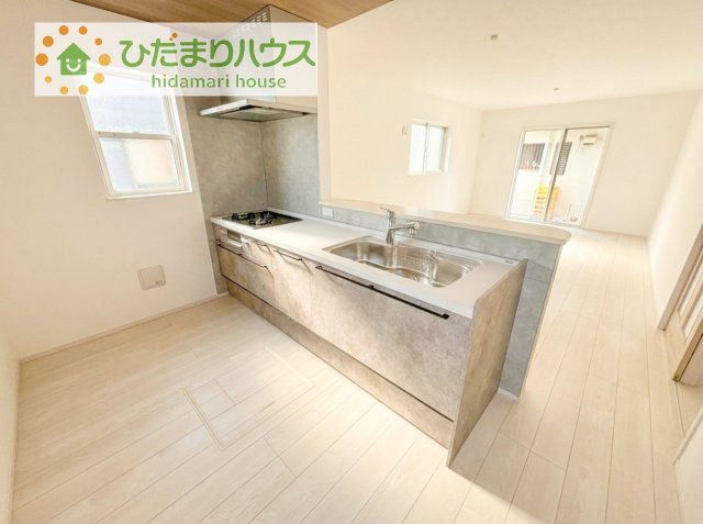 【キッチン】 | 我孫子市第3若松　新築戸建　1号棟 | 料理をしながらでも、ご家族との会話を楽しめる対面式キッチン♪