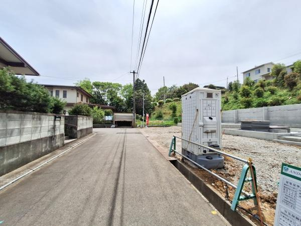 AG-HOUSE　明野南　B棟の前面道路含む現地写真|前面道路含む現地（2026年4月撮影）