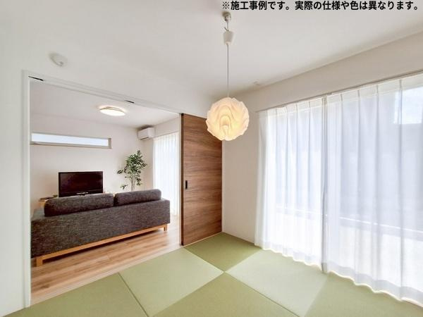 横田Ⅱ　NE新築の内観：施工例|和室施工事例写真
※写真はイメージです。実際の向き・仕様とは異なる場合があります。