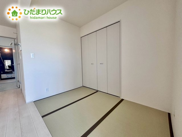 上尾市瓦葺　新築戸建　リーブル01の和室|1階畳コーナー：3帖