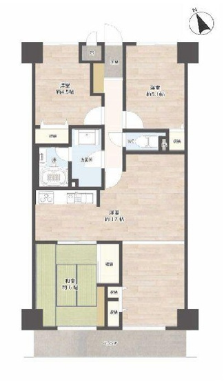 【間取り】 | アーバンシティ中石田　中古マンション