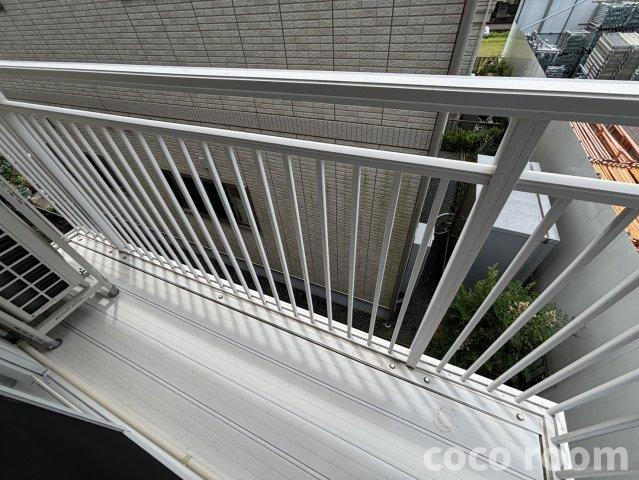 ハイツスルガのバルコニー