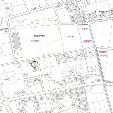 ハイツスルガの地図
