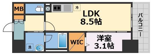 Alivis九条の間取り