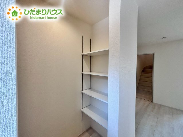 上尾市瓦葺　新築戸建　リーブル02の収納|パントリー収納