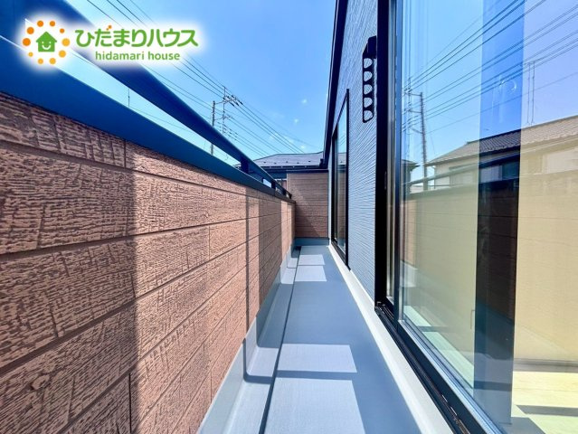 上尾市瓦葺　新築戸建　リーブル02のバルコニー