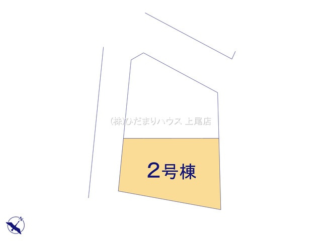 上尾市瓦葺　新築戸建　リーブル02の区画図