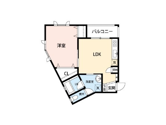 Colors泉崎の間取り