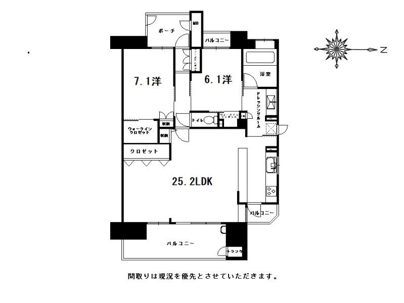 サーパスシティ桜井町の間取り