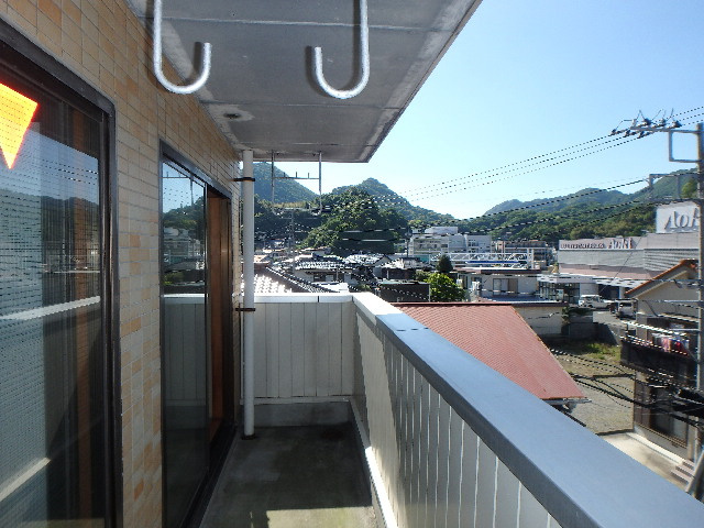 S1069R　大隅コーポラスのバルコニー