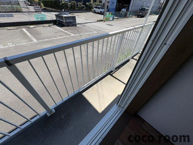 サウスフィールドC棟のバルコニー