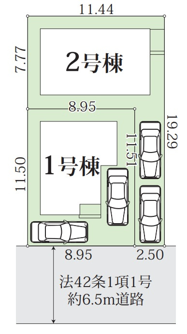 神戸市西区春日台8丁目の区画図