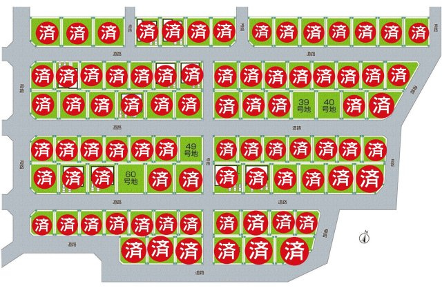 ★現地見学可能！★木津川市州見台　第2期　新築一戸建ての区画図|全85区画
