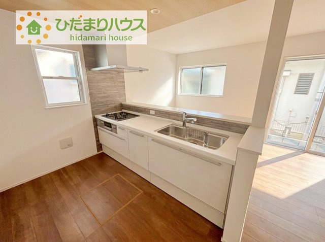 【キッチン】 | 我孫子市第3若松　新築戸建　2号棟 | 料理をしながらでも、ご家族との会話を楽しめる対面式キッチン♪
