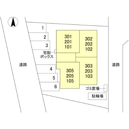 D-Gran 飯田町の区画図