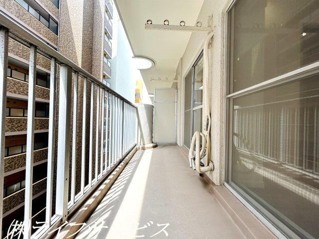 【バルコニー】 | 三国本町スカイハイツ | 南向きのバルコニー
