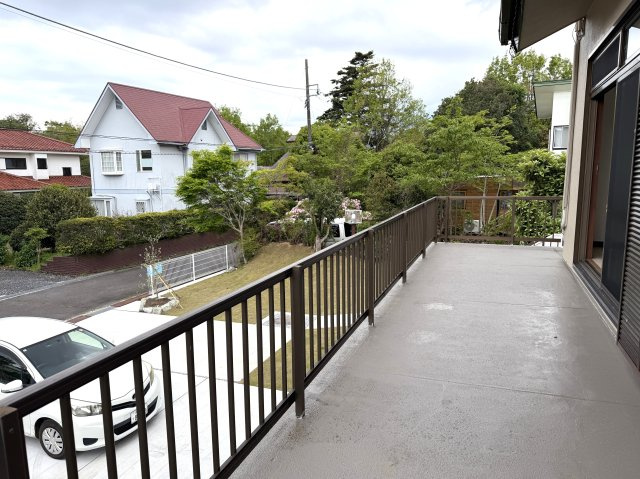 リフォーム済み　富士産業別荘地の和風3SLDKのバルコニー