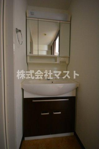 フレンシアノイエ難波南（旧グランシス難波南）の洗面所