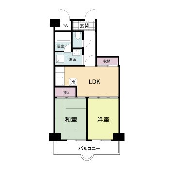都島北通りマンションの間取り