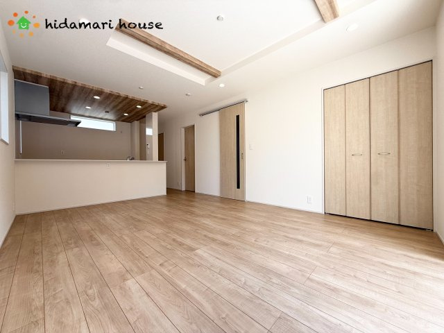 桶川市坂田　新築戸建　ブルーミング02の居間・リビング