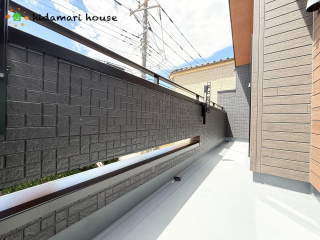 桶川市坂田　新築戸建　ブルーミング02のバルコニー