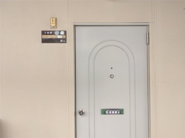 ハイツサンフォレスト　Ａの玄関