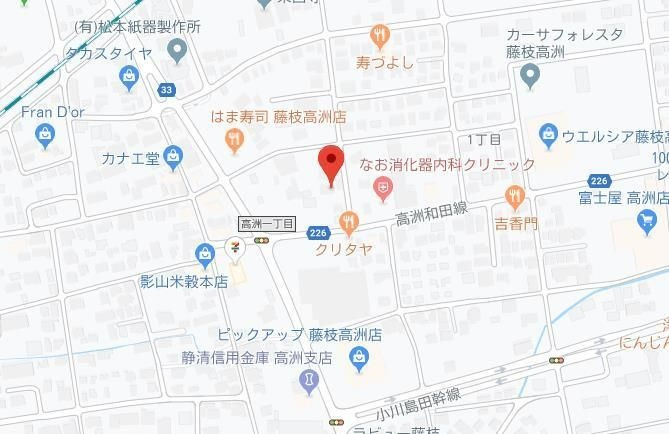 ハイツサンフォレスト　Ａの地図