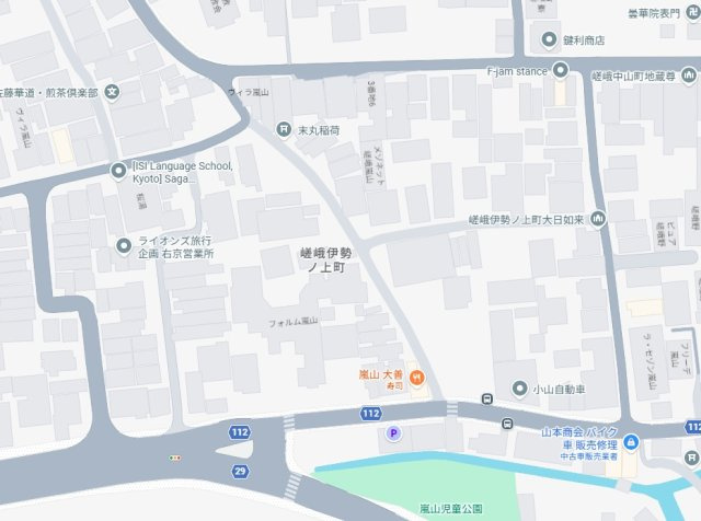 ★1(土)2(日)現地見学可能！★京都市右京区嵯峨伊勢ノ上町　第1期　新築一戸建ての地図