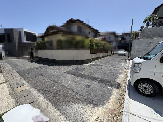 【その他】 | 福岡市南区若久6丁目25-1期　2号棟（全4棟）【仲介手数料無料・0円】 | 現地写真。前面道路です。